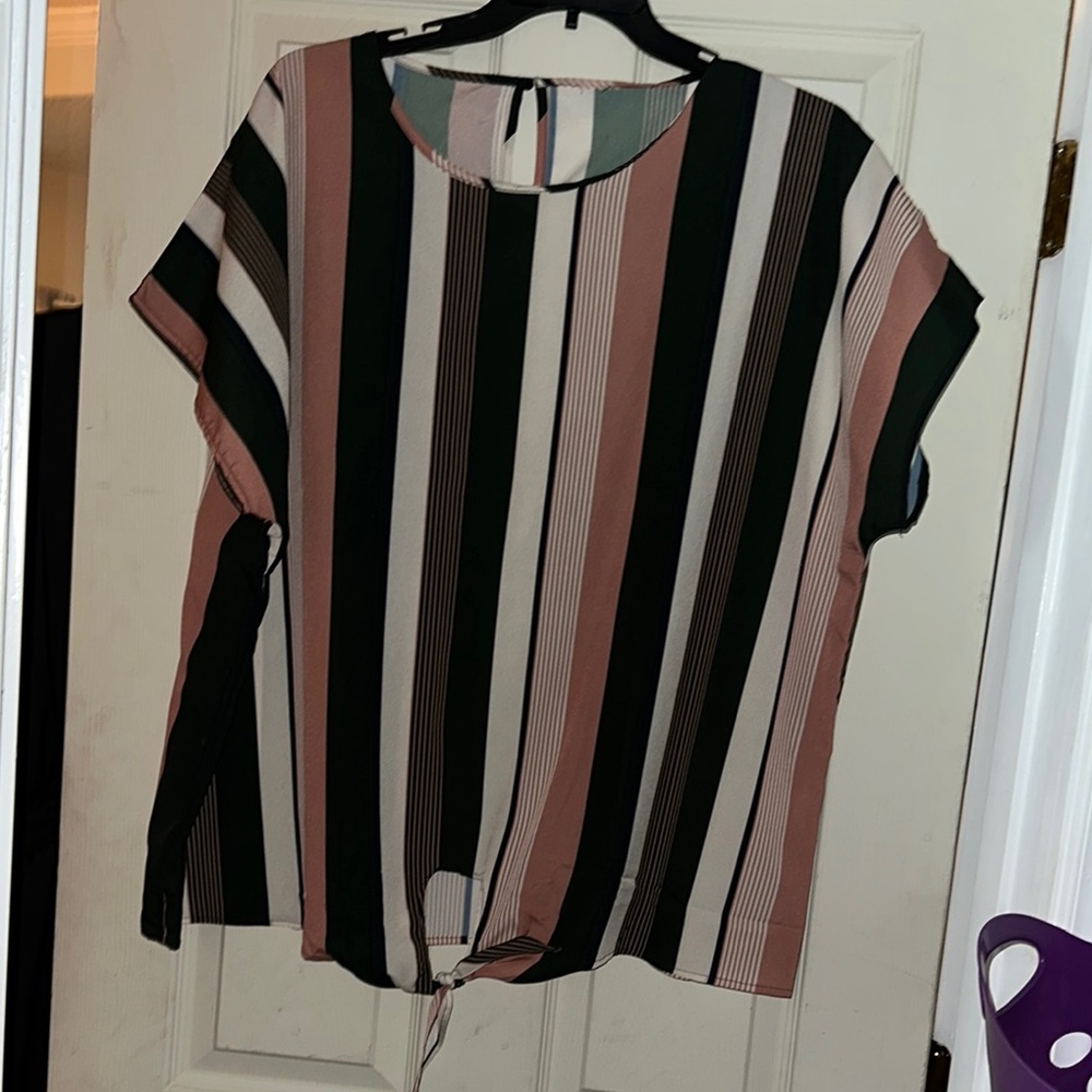 Striped Multicolor Women's Top